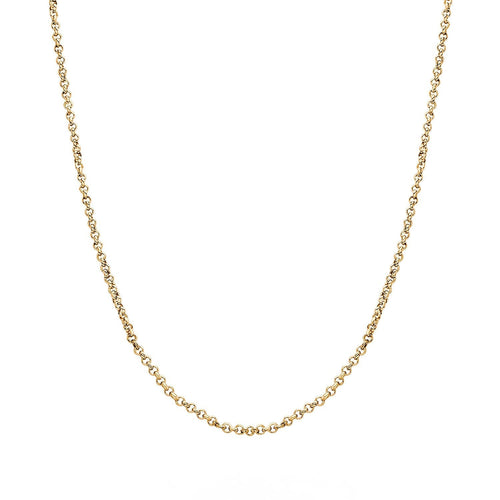 Layering Box Chain Necklace (Gold)