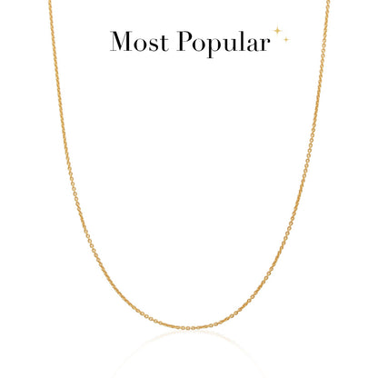 Stories Fine Chain Necklace (Gold)