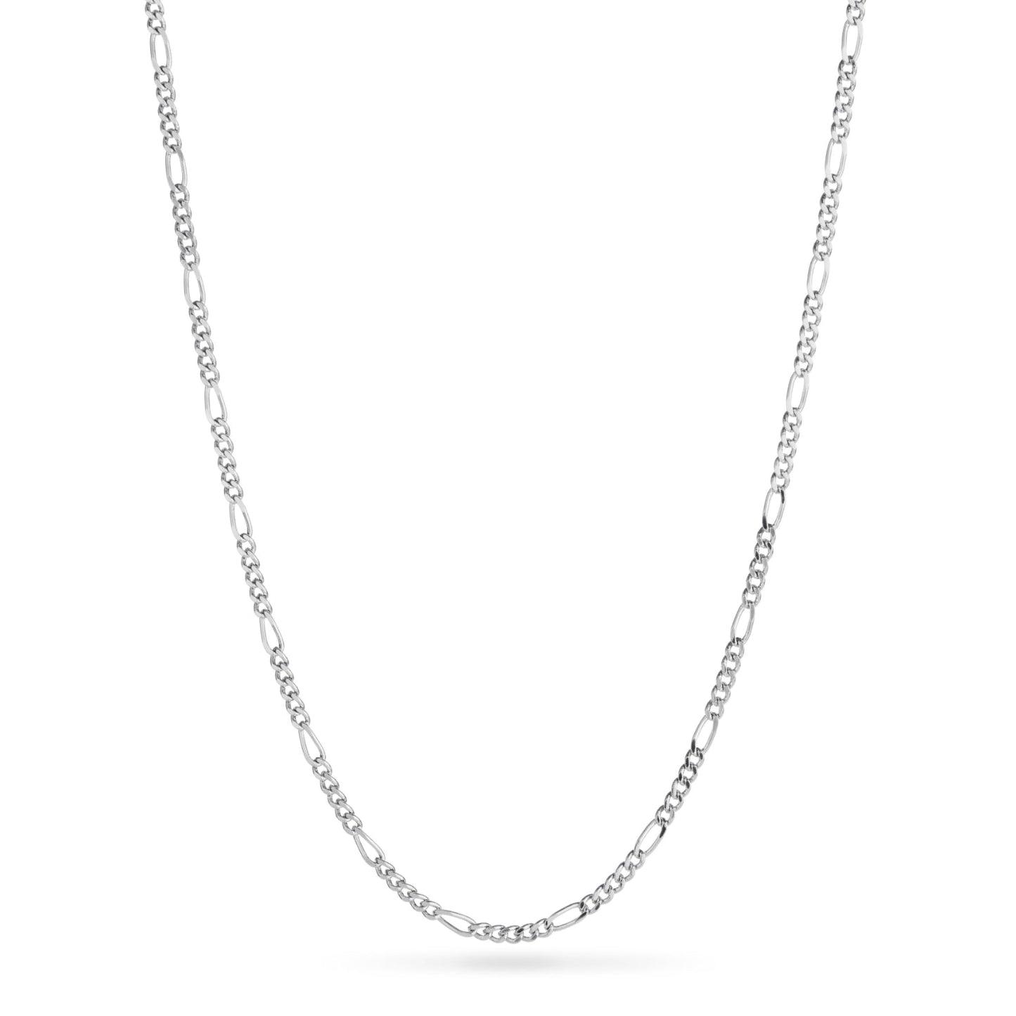 Floating Charm Heart Locket Necklace (Silver)