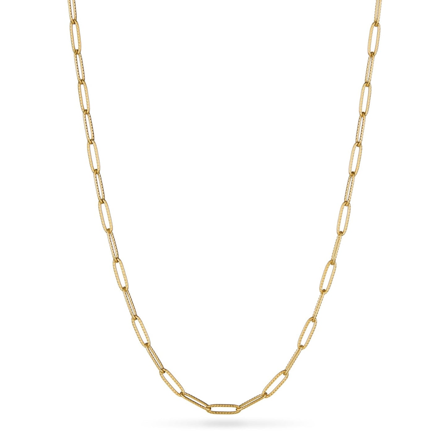 Floating Charm Heart Locket Necklace (Gold)