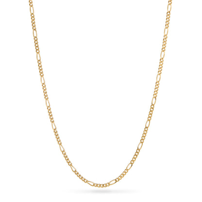 Layering Small Figaro Chain Necklace (Gold)