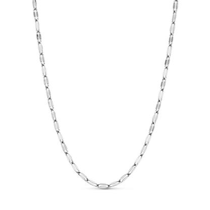 Mother of Pearl Cushion Necklace (Silver)