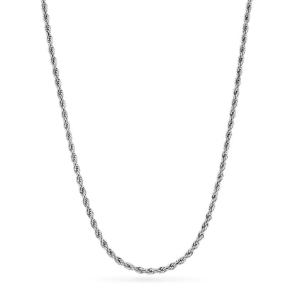 Mother of Pearl Cushion Necklace (Silver)