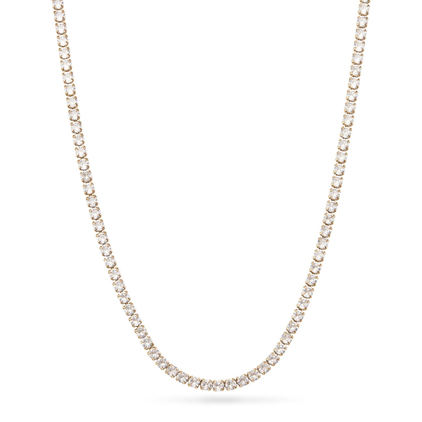 Mother of Pearl Heart Necklace (Gold)