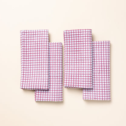 East Fork Block Print Napkins, Set of 4