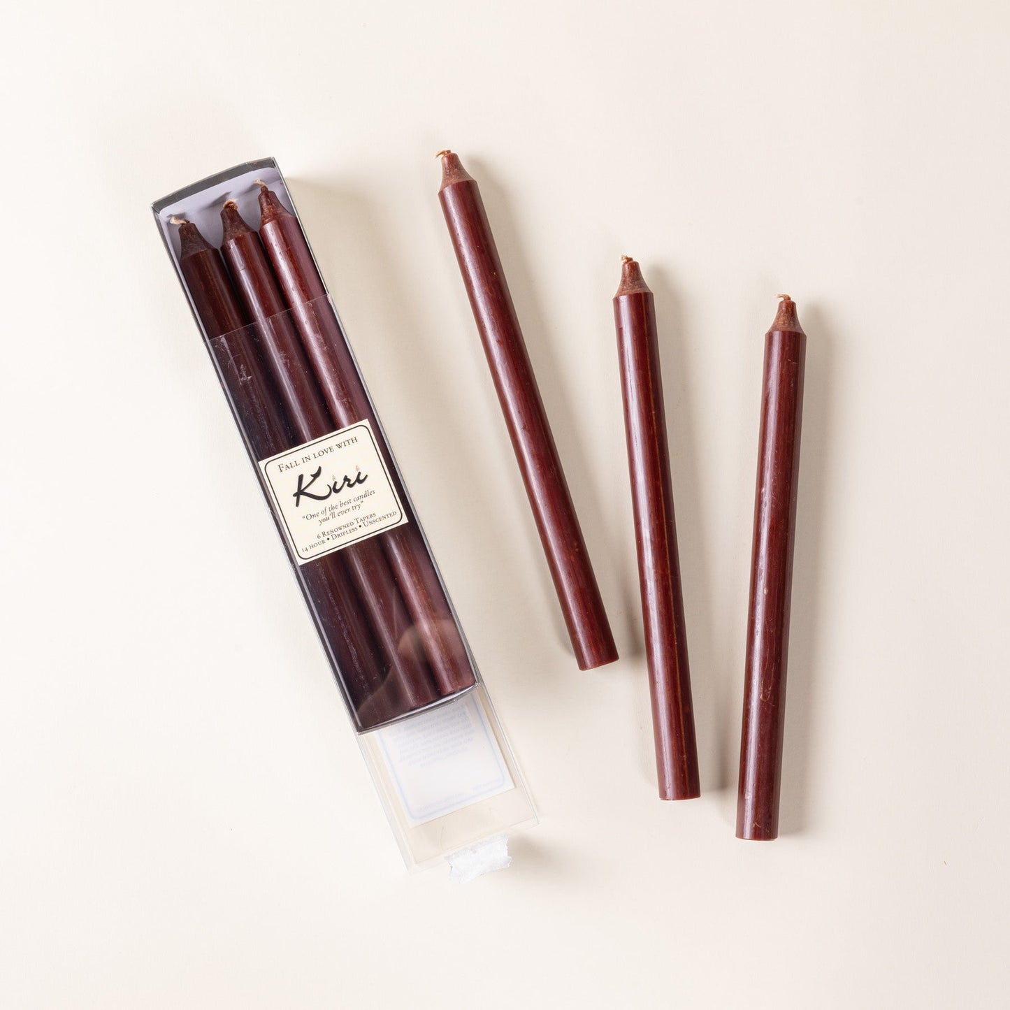 Danish Taper Candles, Set of 6