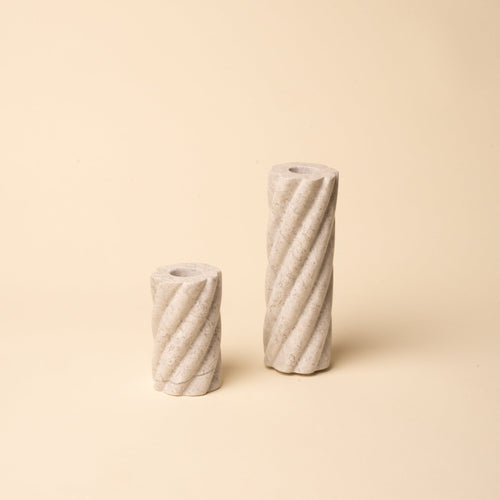 Swell Stone Taper Holders, Set of 2
