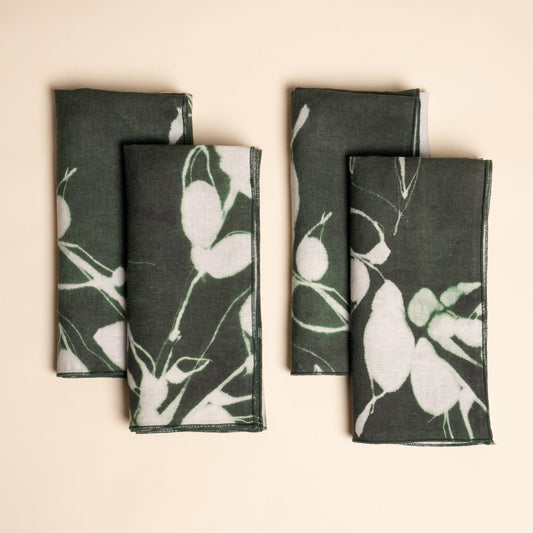 Shadow Print Table Linens