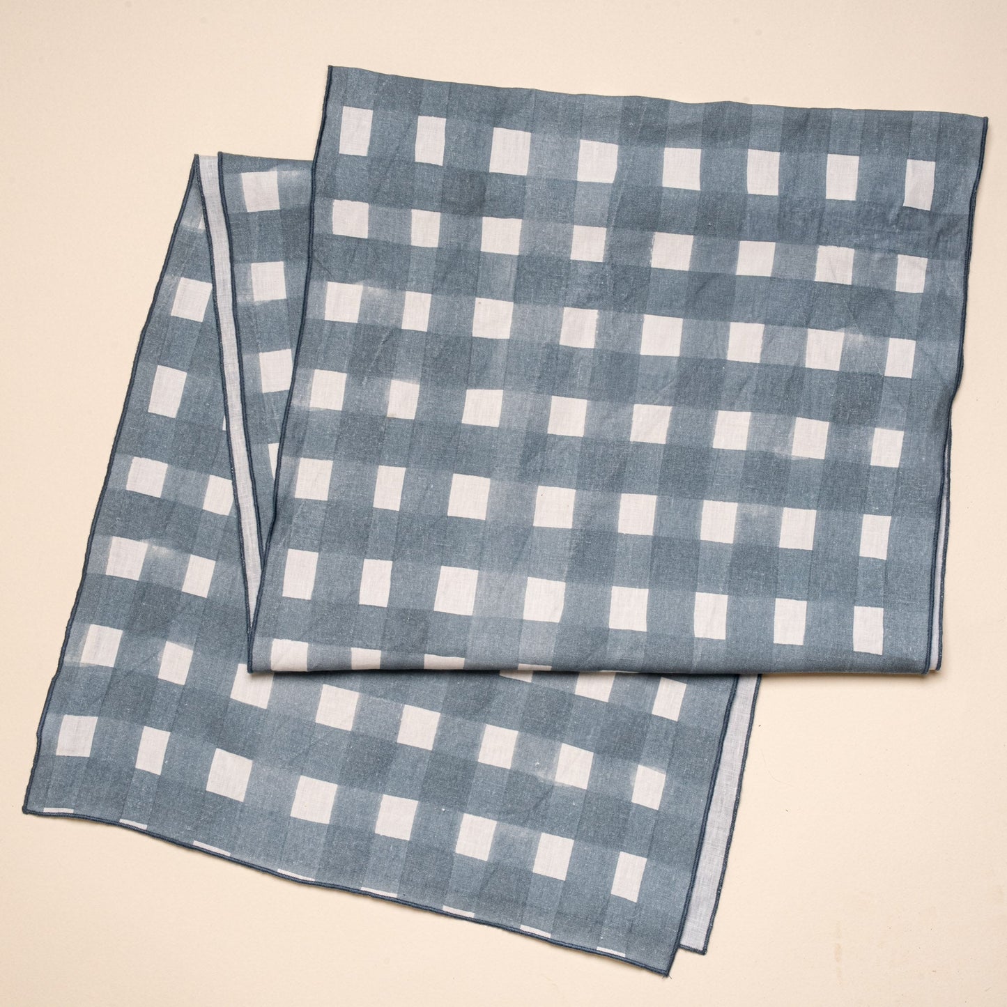 Crosshatch Linen Table Runner