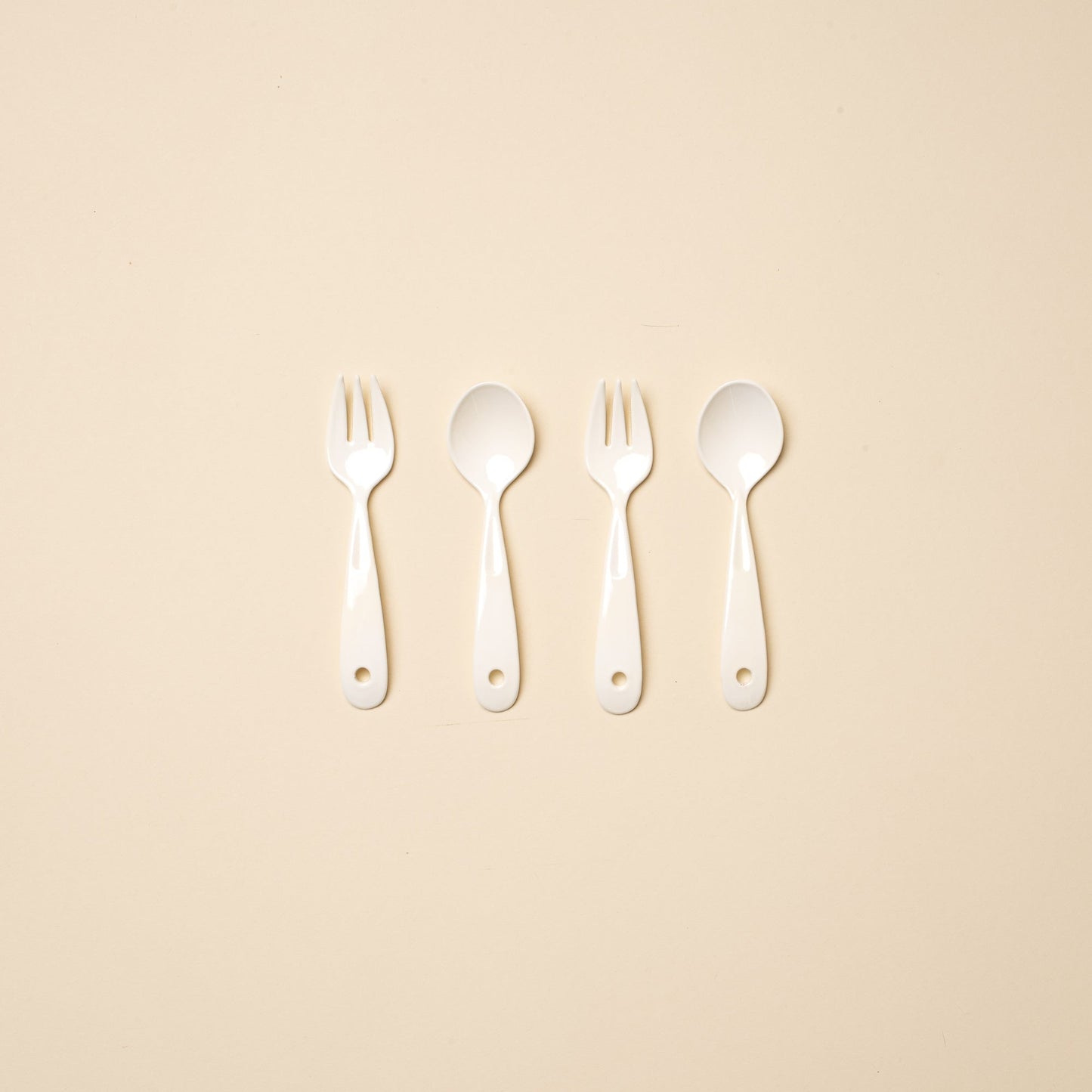 Japanese Enamel Bitty Serving Tools