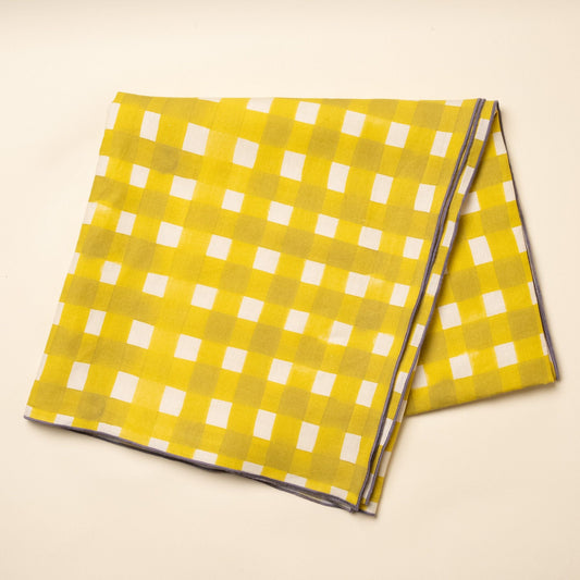 Crosshatch Linen Tablecloth