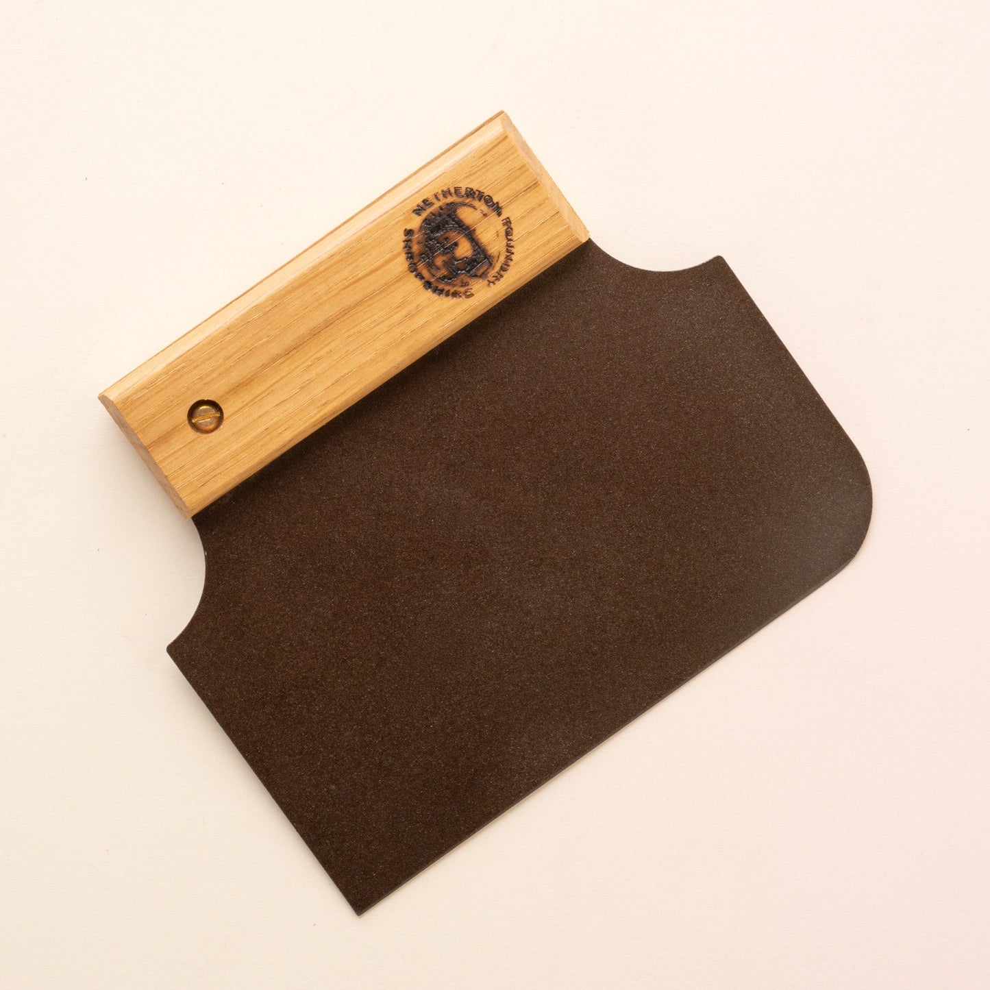 Spun Iron Dough Scraper