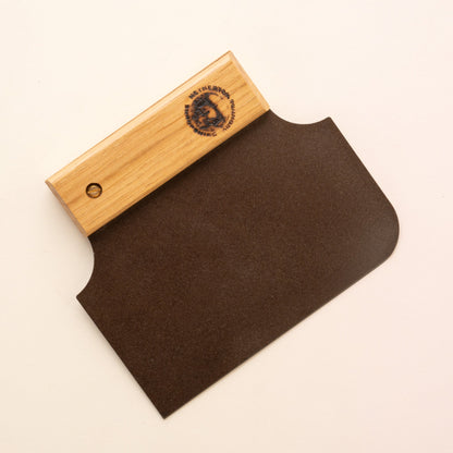 Spun Iron Dough Scraper