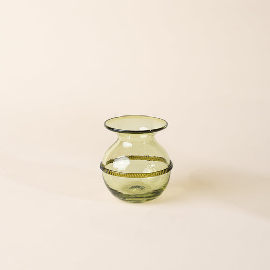 Banded Glass Vase