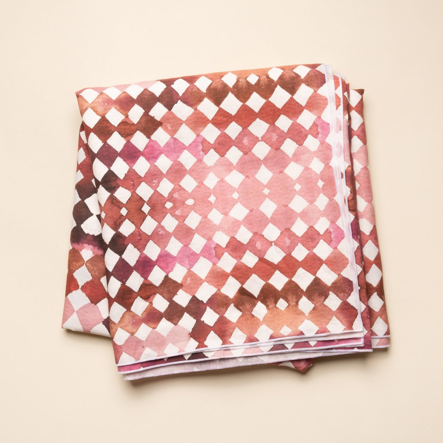 Watercolor Diamonds Table Linens