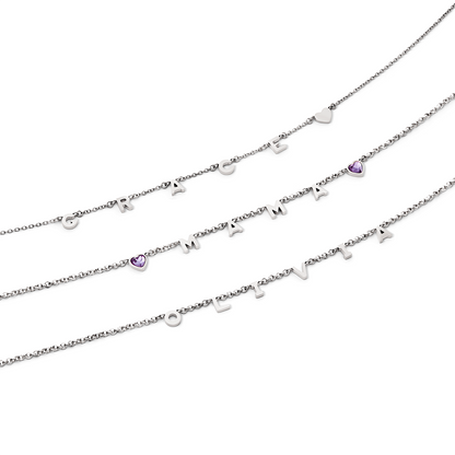 Made Mine Name Necklace - Silver