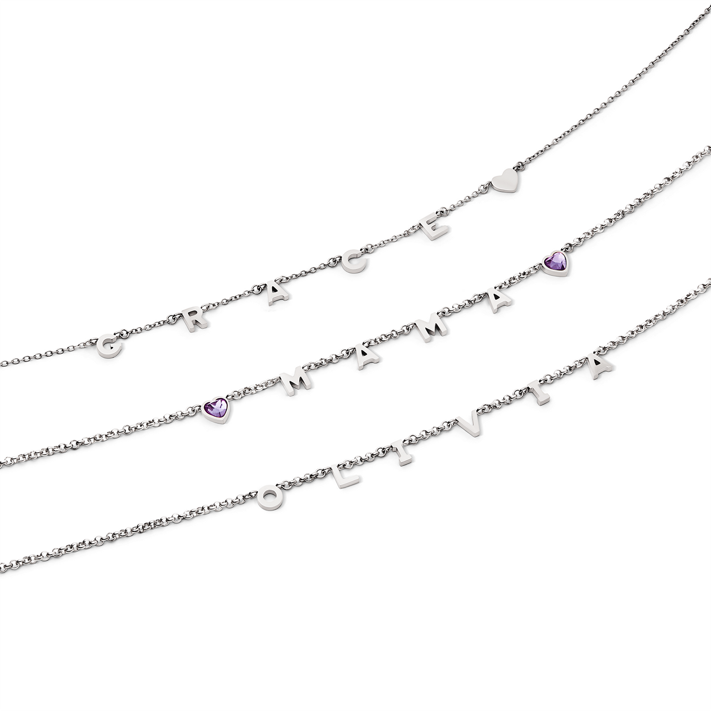 Made Mine Name Necklace - Silver