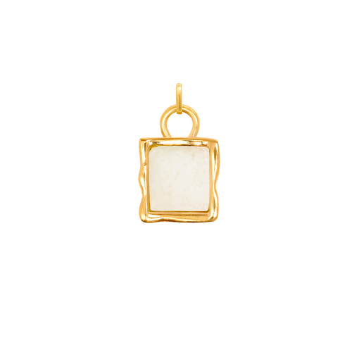 Molten Moonstone Charm (Gold)