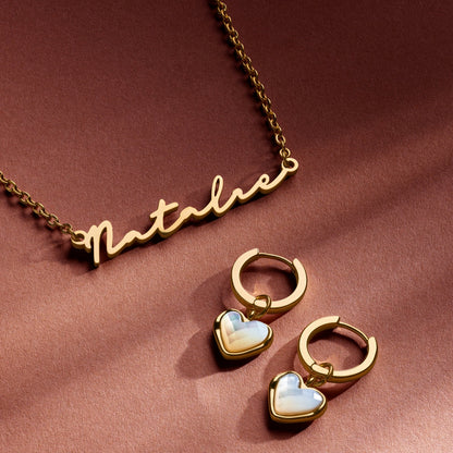 Signature Name Necklace - Gold