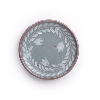 Hand Painted Dinner Plate, Tulip Crown