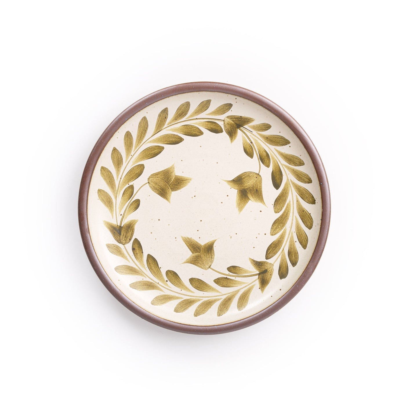 Hand Painted Dinner Plate, Tulip Crown