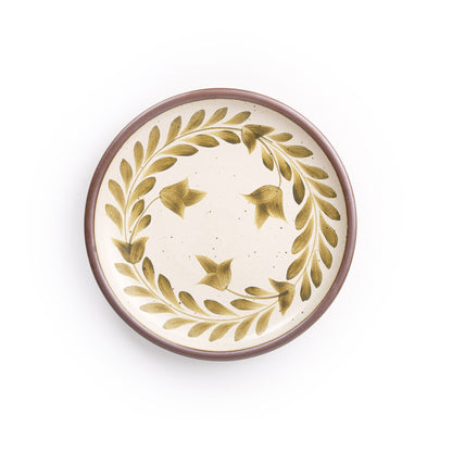 Hand Painted Dinner Plate, Tulip Crown