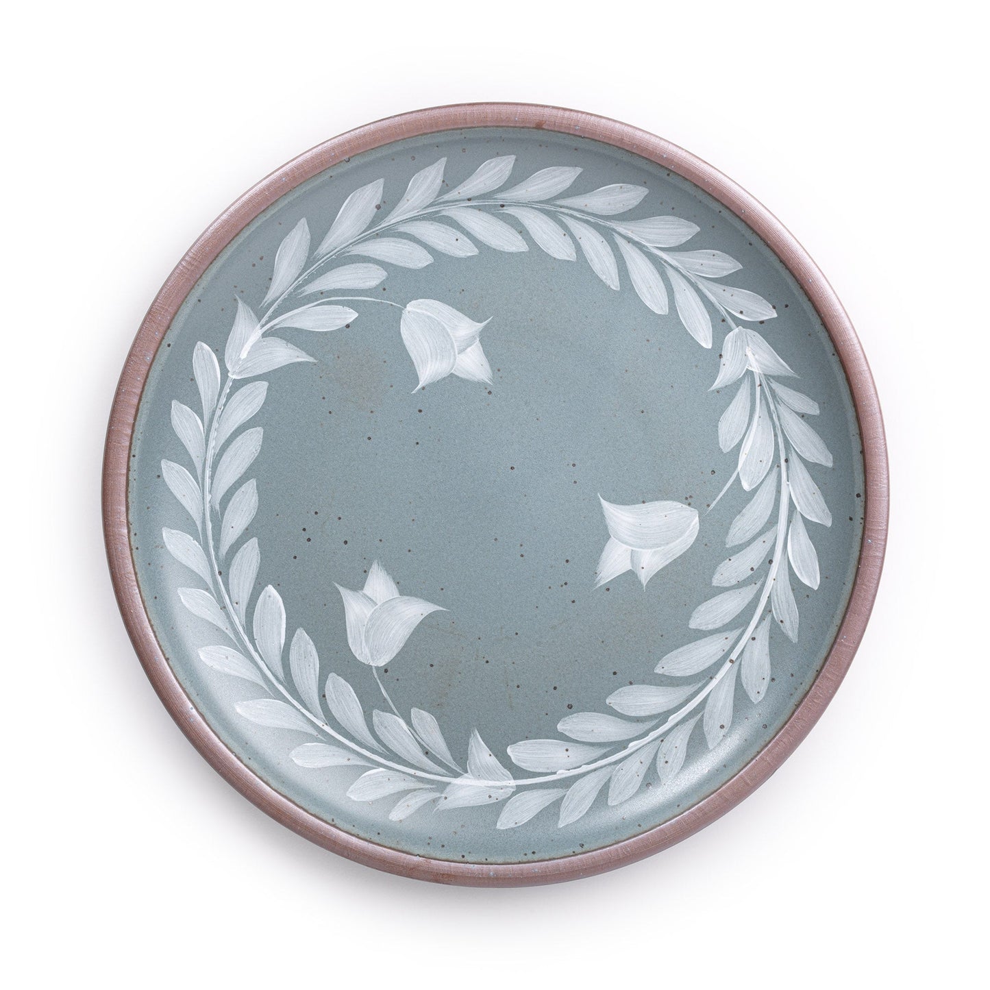 Hand Painted Serving Platter, Tulip Crown