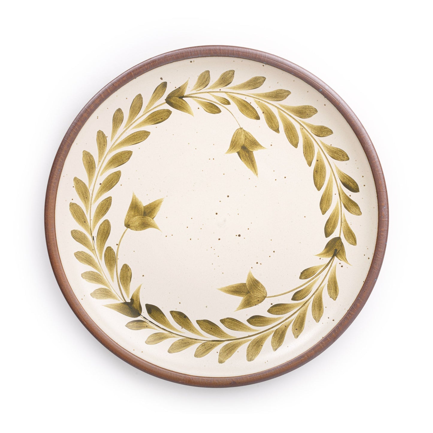 Hand Painted Serving Platter, Tulip Crown