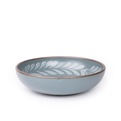 Hand Painted Weeknight Serving Bowl, Tulip Crown