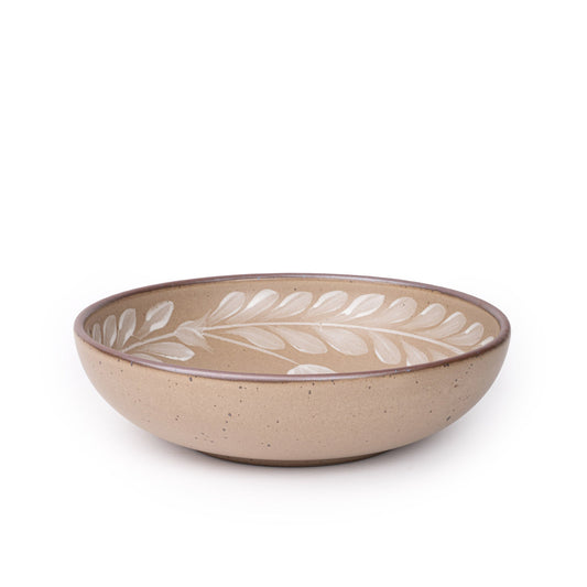 Hand Painted Weeknight Serving Bowl, Tulip Crown