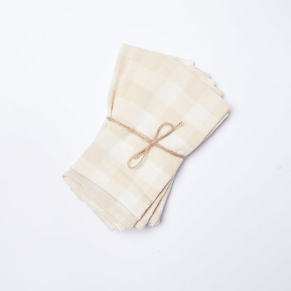 Gingham Napkin Set of 4