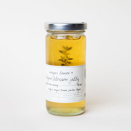Meyer Lemon and Thyme Blossom Jelly