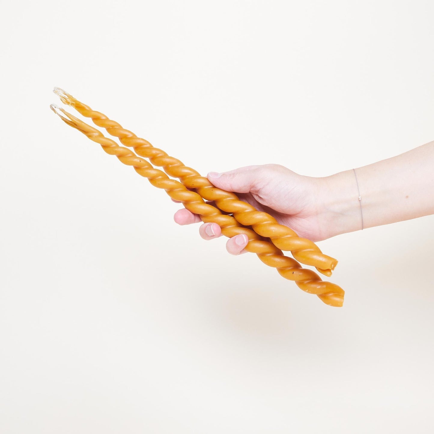 Twisted Beeswax Candle
