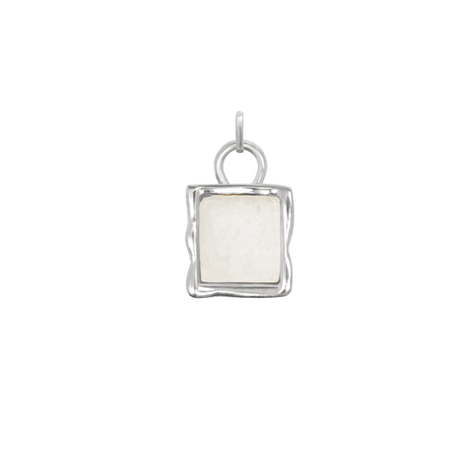 Molten Moonstone Charm (Silver)