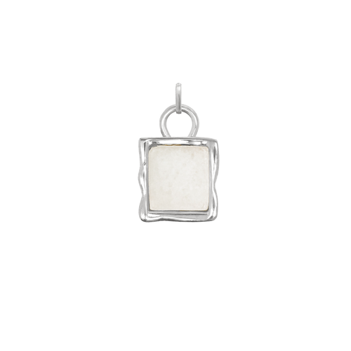 Molten Moonstone Charm (Silver)
