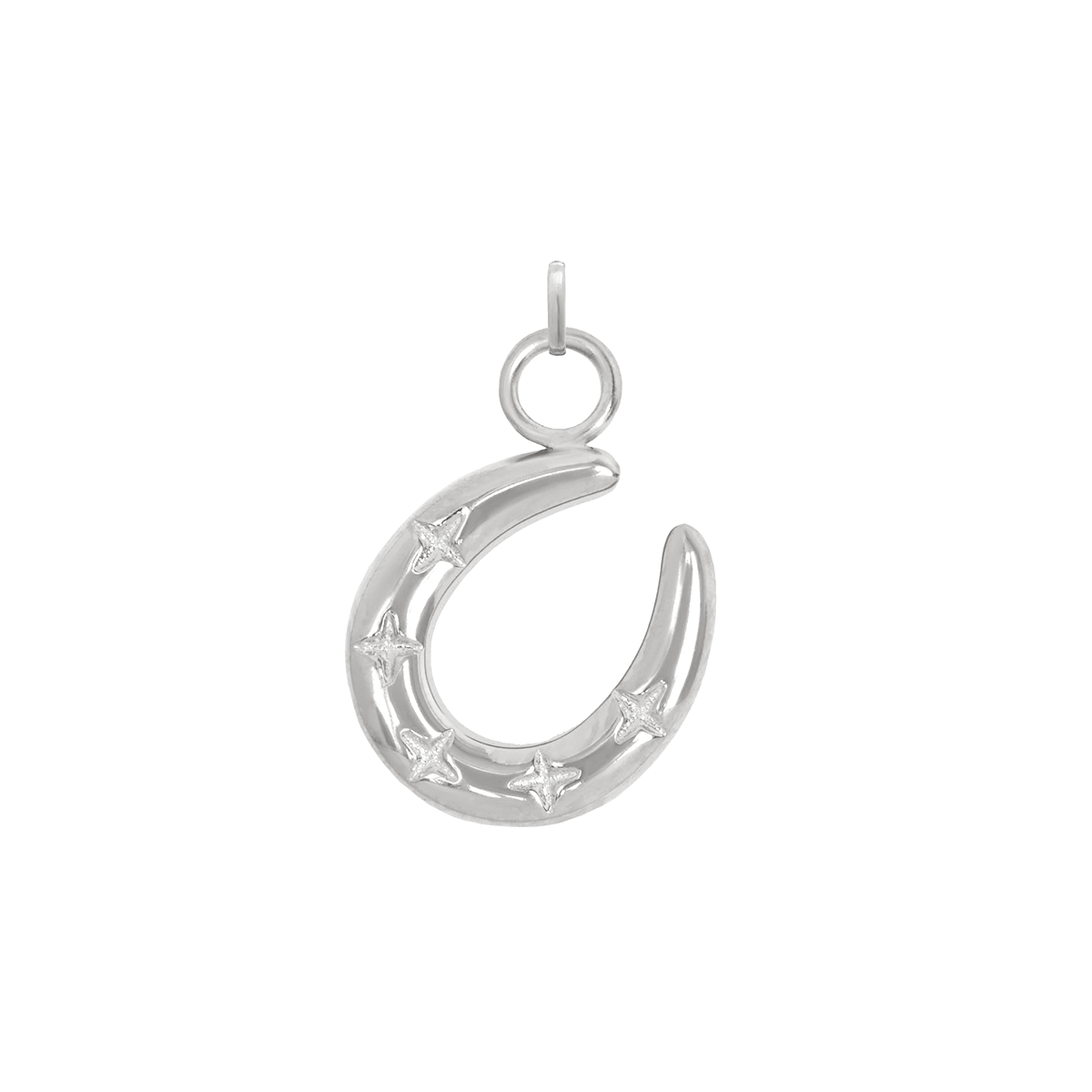 Horseshoe Charm (Silver)