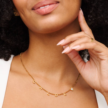 Made Mine Name Necklace - Gold