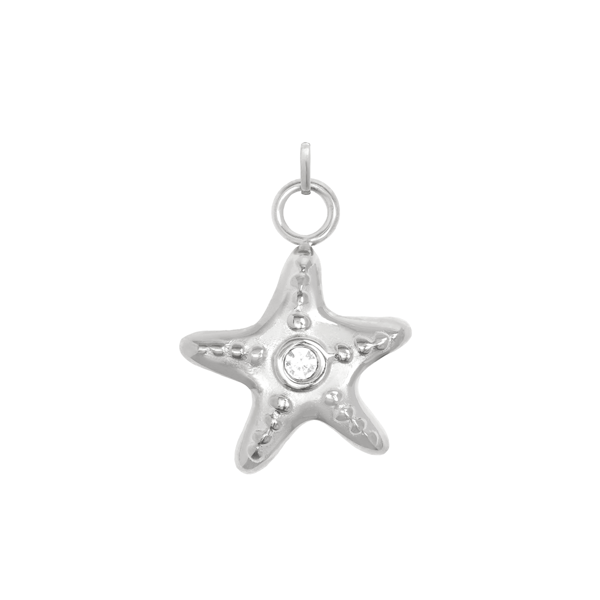 Starfish Charm (Silver)