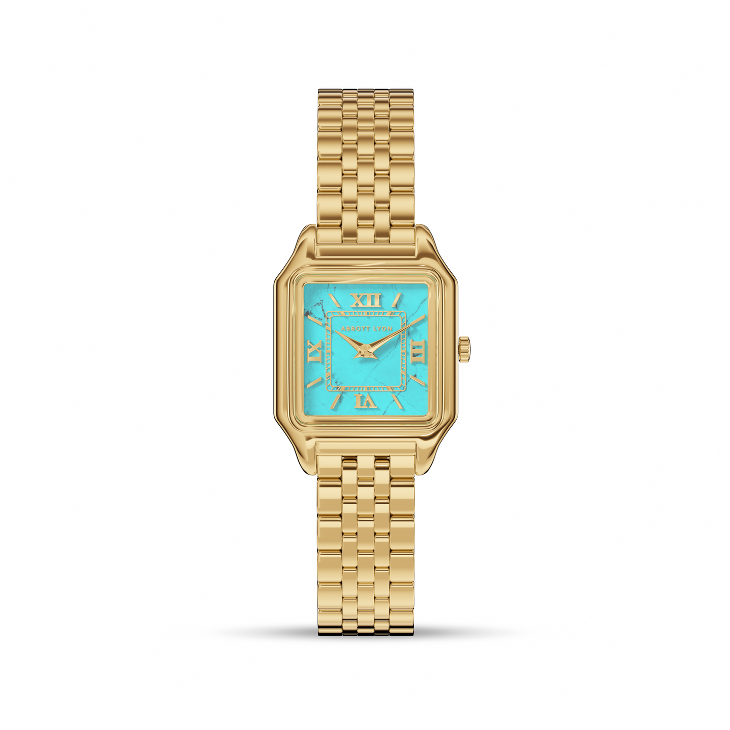Essence 23mm Turquoise Watch (Gold)