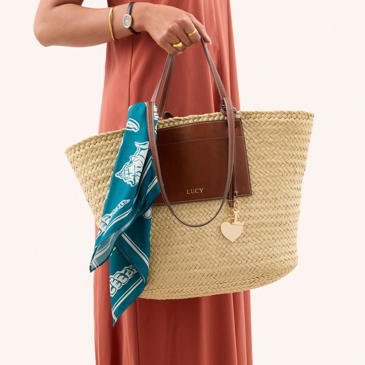 Ocean Icon Scarf (Teal)