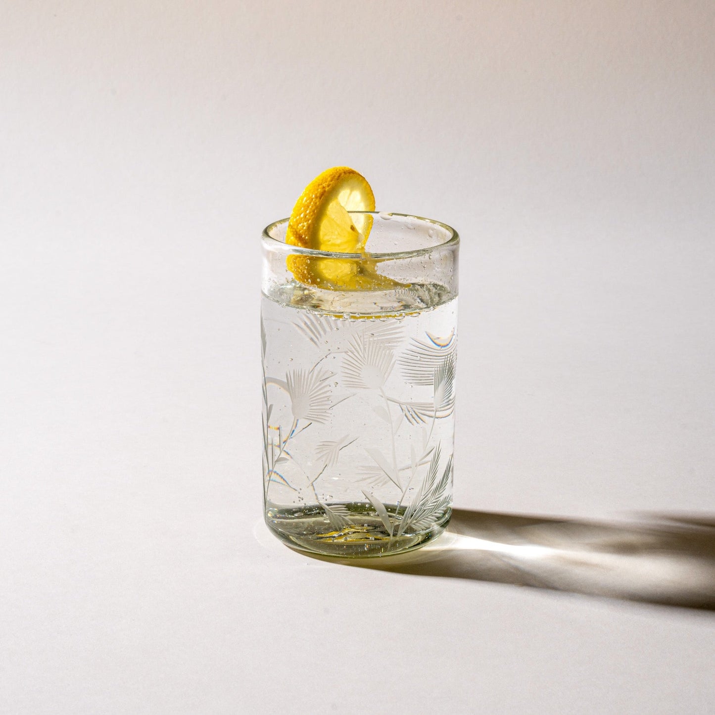 Etched Thistle Glassware