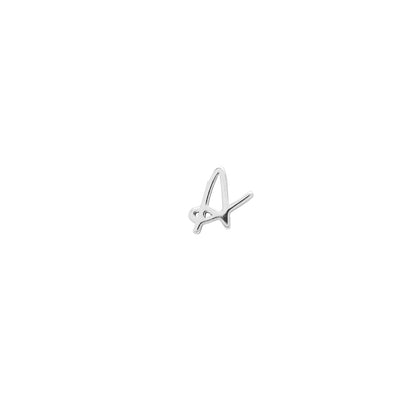Made Mine Script Letter Bracelet (Silver)