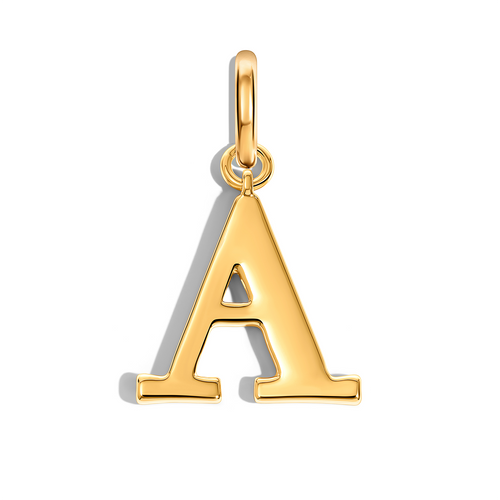 Mini Initial Accessories Charm (Gold)