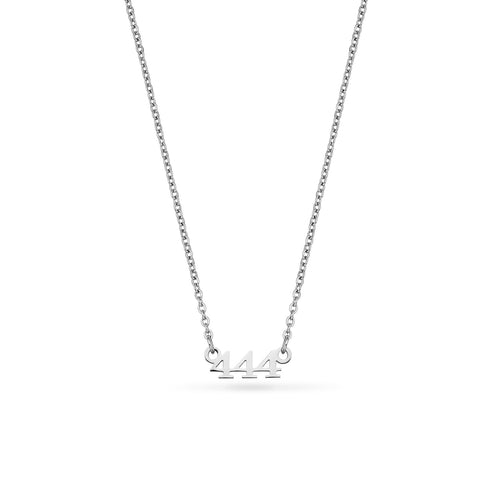 Angel Number Necklace (Silver)