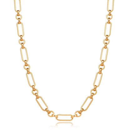 Floating Charm Cushion Locket Necklace (Gold)