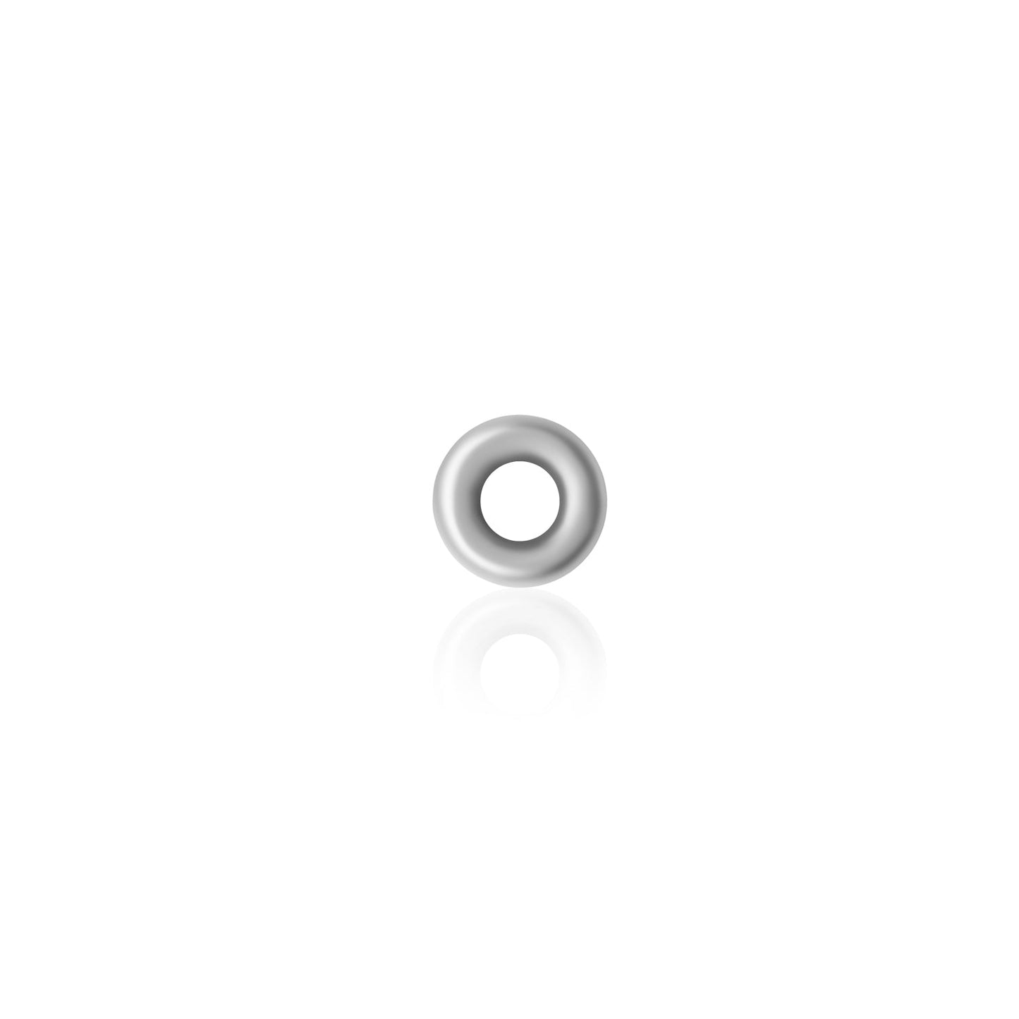 Fixed Charm - Bubble Initial Charm (Silver)