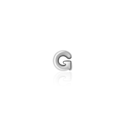 Fixed Charm - Bubble Initial Charm (Silver)