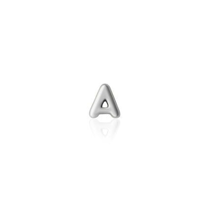 Fixed Charm - Bubble Initial Charm (Silver)