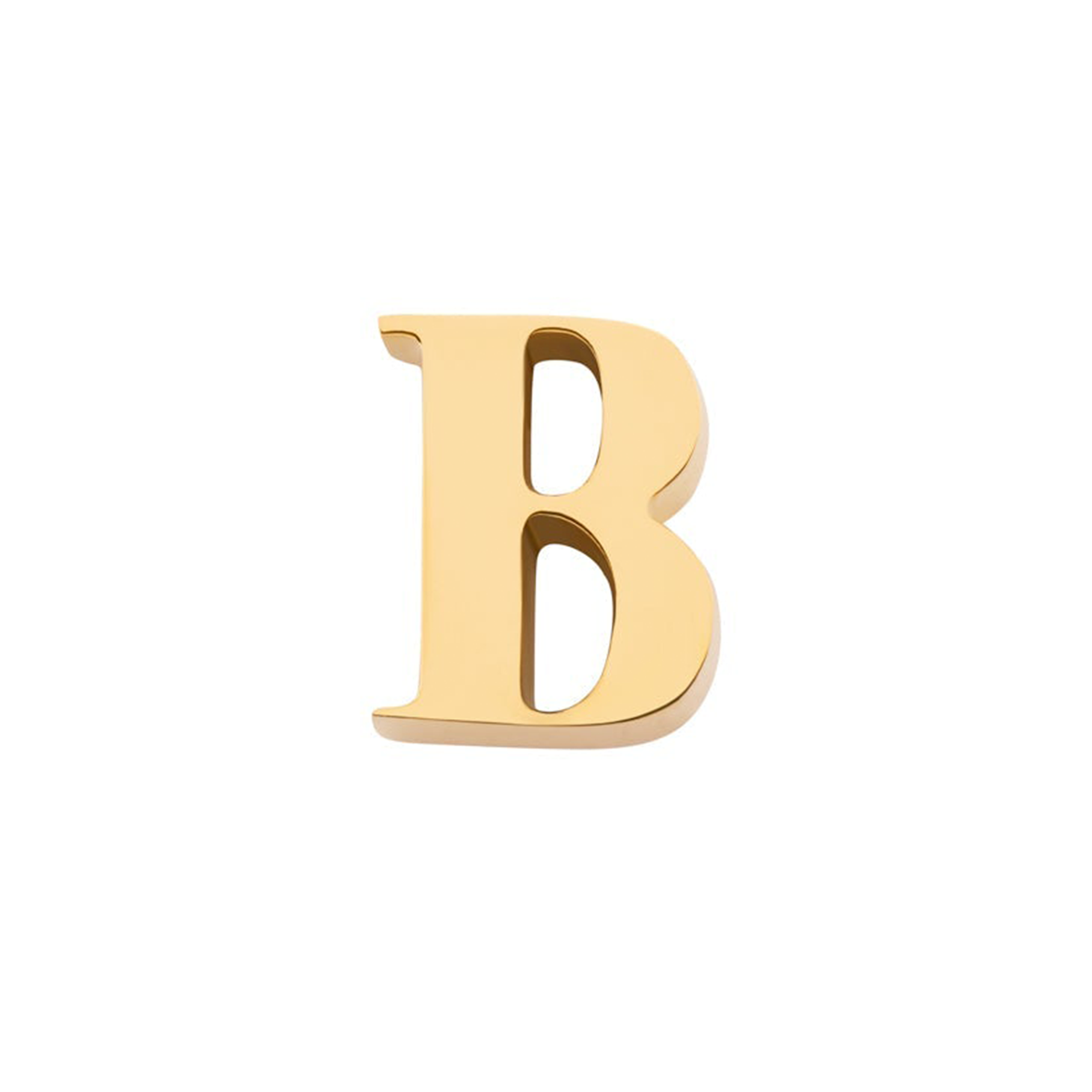 Initial Necklace Charm (Gold)