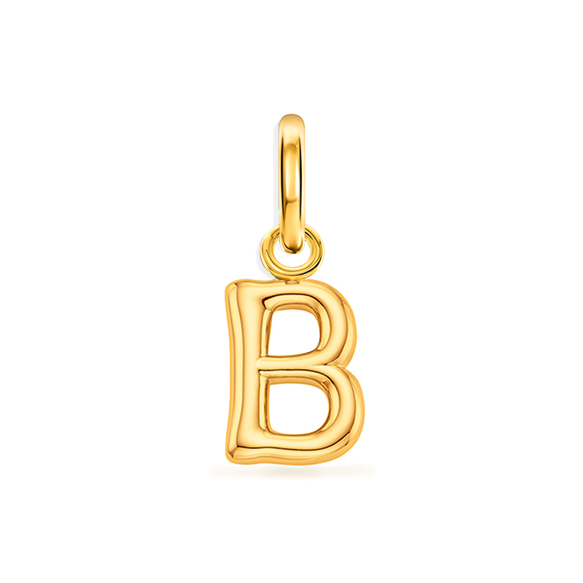 Large Molten Initial Accessories Charm (Gold)